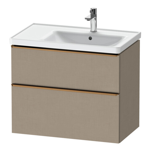 Duravit Meuble sous-lavabo D-Neo 78,4x45,2 cm, 1 porte, B R, blanc lin