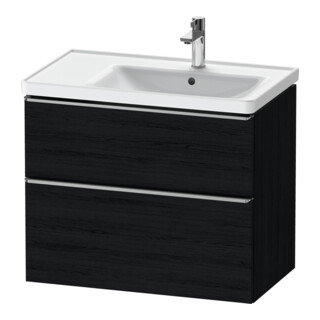 Duravit Meuble sous-lavabo D-Neo 78,4x45,2 cm, 1 porte, B R, ES laqué/blanc œuf