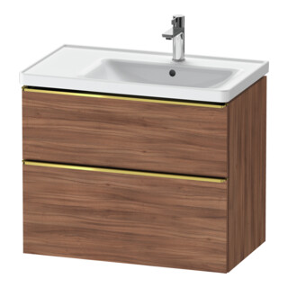 Duravit Meuble sous-lavabo D-Neo 78,4x45,2 cm, 1 porte, B R, g pol/Nu Nat