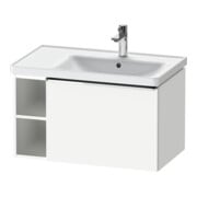 Duravit Meuble sous lavabo D-Neo 78,4x45,2 cm, 1 porte, bec. droite, chrome/blanc mat