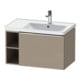 Duravit Meuble sous lavabo D-Neo 78,4x45,2 cm, 1 porte, Beck. droite, chrome/lin-1