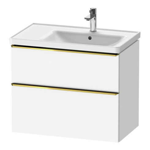 Duravit Meuble sous-lavabo D-Neo 78,4x45,2 cm, 1 porte, blanc poli