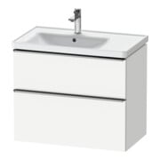 Duravit Meuble sous lavabo D-Neo 78,4x45,2 cm, 1 porte, gauche, blanc mat-1