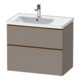 Duravit Meuble sous lavabo D-Neo 78,4x45,2 cm, 1 porte, gauche, blanc mat-1