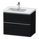 Duravit Meuble sous lavabo D-Neo 78,4x45,2 cm, 1 porte, gauche, blanc mat/éclatant-1
