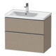 Duravit Meuble sous-lavabo D-Neo 78,4x45,2 cm, 1 porte, gauche, ES lin-1