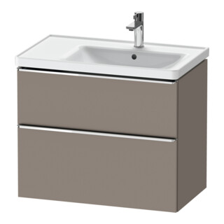 Duravit Meuble sous-lavabo D-Neo 78,4x45,2 cm, 1 porte, lavabo à droite, ch/Bas ma