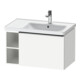 Duravit Meuble sous-lavabo D-Neo 78,4x45,2 cm, 1 porte, poignée droite, blanc mat/bois-1