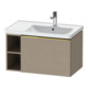 Duravit Meuble sous lavabo D-Neo 78,4x45,2 cm, 1 tiroir, A, B droite, or poli/lin-1