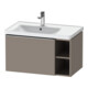 Duravit Meuble sous-lavabo D-Neo 78,4x45,2 cm, 1 tiroir, A, B gauche, ES basalt mat-1