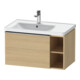 Duravit Meuble sous lavabo D-Neo 78,4x45,2 cm, 1 tiroir, A, B gauche, ES chêne naturel-1