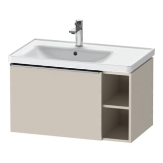 Duravit Meuble sous-lavabo D-Neo 78,4x45,2 cm, 1 tiroir, A, B gauche, ES taupe mat