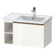 Duravit Meuble sous-lavabo D-Neo 78,4x45,2 cm, 1 tiroir, B droite, bronze mat/blanc brillant-1