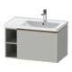 Duravit Meuble sous-lavabo D-Neo 78,4x45,2 cm, 1 tiroir, B droite, bronze mat/gris-1