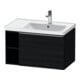 Duravit Meuble sous-lavabo D-Neo 78,4x45,2 cm, 1 tiroir, B droite, ES chêne noir-1