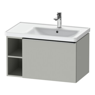 Duravit Meuble sous-lavabo D-Neo 78,4x45,2 cm, 1 tiroir, B droite, gris mat