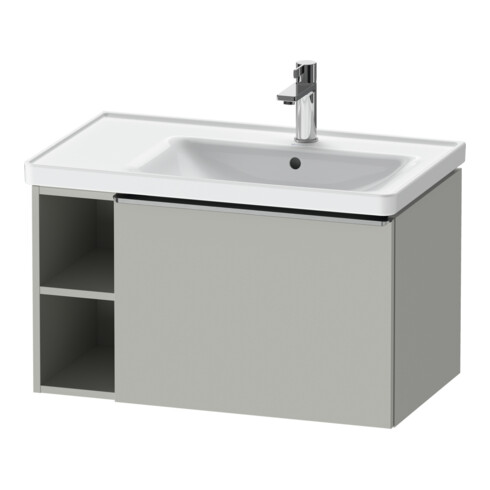 Duravit Meuble sous-lavabo D-Neo 78,4x45,2 cm, 1 tiroir, B droite, gris mat