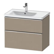 Duravit Meuble sous lavabo D-Neo 78,4x45,2 cm, 1 tiroir, B gauche, chr/lin
