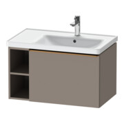 Duravit Meuble sous-lavabo D-Neo 78,4x45,2 cm, 1 tiroir, Basalte mat