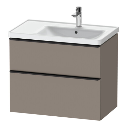 Duravit Meuble sous-lavabo D-Neo 78,4x45,2 cm, 1 tiroir, BL, noir/Bas ma