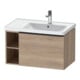 Duravit Meuble sous lavabo D-Neo 78,4x45,2 cm, 1 tiroir, blanc/marbre œuf-1