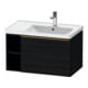 Duravit Meuble sous-lavabo D-Neo 78,4x45,2 cm, 1 tiroir, bronzé/chêne noir-1