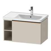 Duravit Meuble sous-lavabo D-Neo 78,4x45,2 cm, 1 tiroir, bronzé mat/Taupe