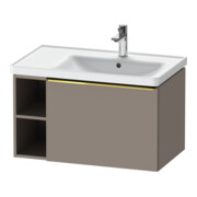 Duravit Meuble sous-lavabo D-Neo 78,4x45,2 cm, 1 tiroir, doré poli/Basalte mat-1