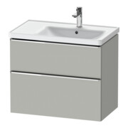 Duravit Meuble sous lavabo D-Neo 78,4x45,2 cm, 1 tiroir, Droit, chrome/béton ma