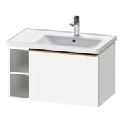 Duravit Meuble sous lavabo D-Neo 78,4x45,2 cm, 1 tiroir, droite, bronze mat/blanc