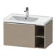 Duravit Meuble sous-lavabo D-Neo 78,4x45,2 cm, 1 tiroir, gauche, chrome/lin-1