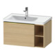Duravit Meuble sous lavabo D-Neo 78,4x45,2 cm, 1 tiroir, gol poli/chêne nat.-1