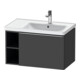 Duravit Meuble sous lavabo D-Neo 78,4x45,2 cm, 1 tiroir, graphite mat-1