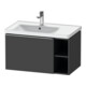 Duravit Meuble sous-lavabo D-Neo 78,4x45,2 cm, 1 tiroir, graphite mat-1