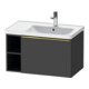 Duravit Meuble sous-lavabo D-Neo 78,4x45,2 cm, 1 tiroir, graphite pol.-1