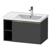 Duravit Meuble sous-lavabo D-Neo 78,4x45,2 cm, 1 tiroir, graphite pol.