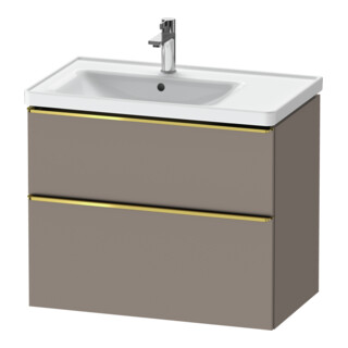 Duravit Meuble sous-lavabo D-Neo 78,4x45,2 cm, 1 tiroir, L, blanc poli/Bas ma