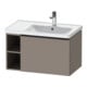Duravit Meuble sous lavabo D-Neo 78,4x45,2 cm, 1 tiroir, noir/basalte-1