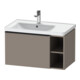 Duravit Meuble sous lavabo D-Neo 78,4x45,2 cm, 1 tiroir, noir/Basalte ma-1