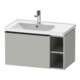 Duravit Meuble sous lavabo D-Neo 78,4x45,2 cm, 1 tiroir, noir/gris mat-1