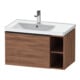 Duravit Meuble sous lavabo D-Neo 78,4x45,2 cm, 1 tiroir, noir/noisette naturel-1