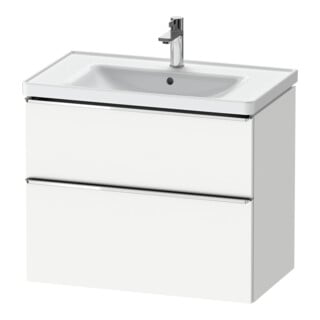 Duravit Meuble sous-lavabo D-Neo 78,4x45,2 cm, avec miroir, 1 tiroir, 1 coulissant