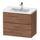 Duravit Meuble sous lavabo D-Neo 78,4x45,2 cm, b chêne/Nu N, 1 porte, 1 tiroir-1