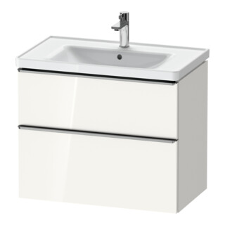 Duravit Meuble sous-lavabo D-Neo 78,4x45,2 cm, blanc, 1 porte, 1 tiroir
