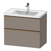 Duravit Meuble sous-lavabo D-Neo 78,4x45,2 cm, blanc brillant, 1 tiroir, 1 porte