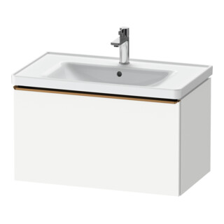 Duravit Meuble sous-lavabo D-Neo 78,4x45,2 cm, blanc brillant, 1 tiroir, suspendu