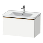 Duravit Meuble sous-lavabo D-Neo 78,4x45,2 cm, blanc brillant, 1 tiroir, suspendu-1