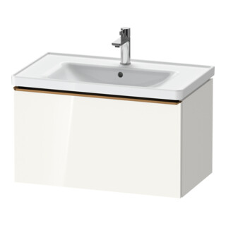 Duravit Meuble sous-lavabo D-Neo 78,4x45,2 cm, blanc brillant, 1 tiroir, suspendu