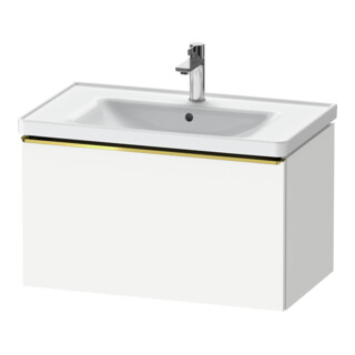 Duravit Meuble sous-lavabo D-Neo 78,4x45,2 cm, blanc brillant, 1 tiroir, suspendu