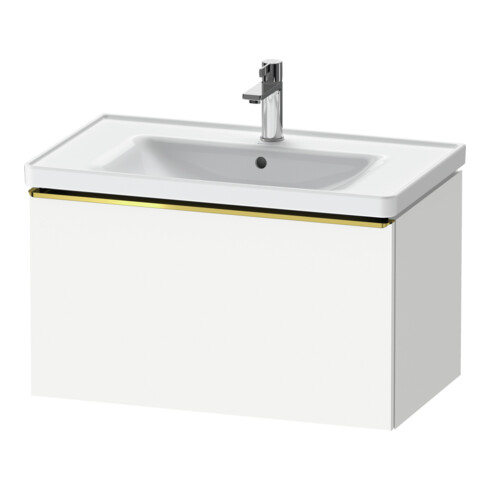 Duravit Meuble sous-lavabo D-Neo 78,4x45,2 cm, blanc brillant, 1 tiroir, suspendu